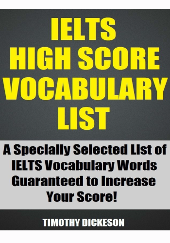 IELTS High Score Vocab